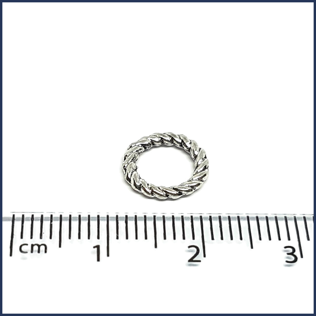 Silver Twist Ring Markers