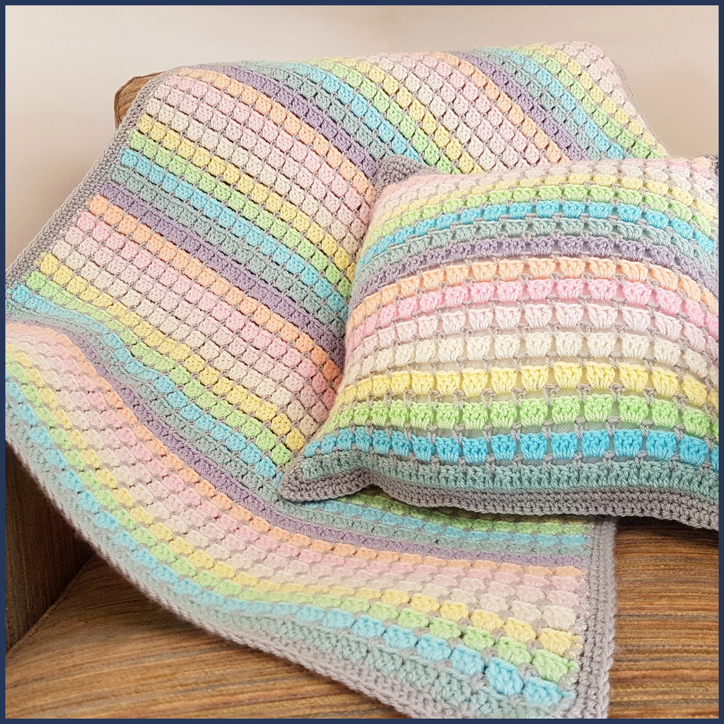 Vintage Rainbow Pastels Blanket Kit