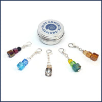 Gris Cubism Stitch Marker Set