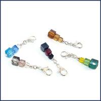 Gris Cubism Stitch Marker Set