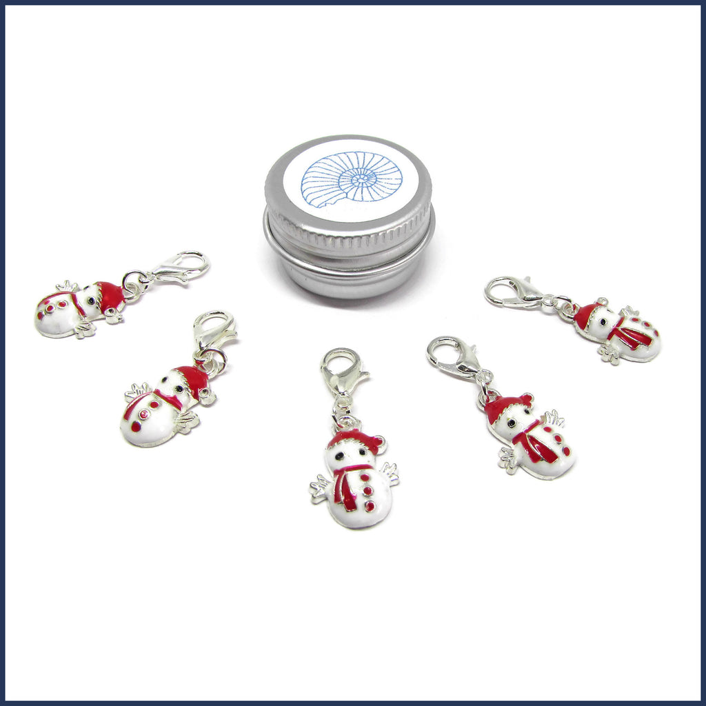 Snowmen Stitch Marker Set