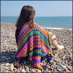 Tropical Rainbow Crochet Baby Blanket Kit
