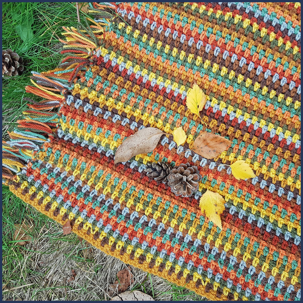 Autumn Woodland Crochet Blanket Kit