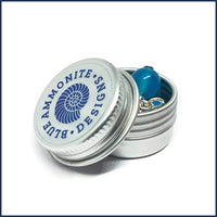 Blue Agate Stitch Marker Set