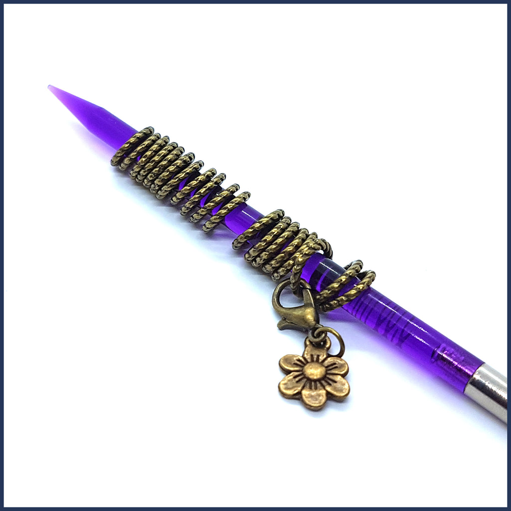 Bronze Twist Ring Markers