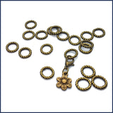 Bronze Twist Ring Markers