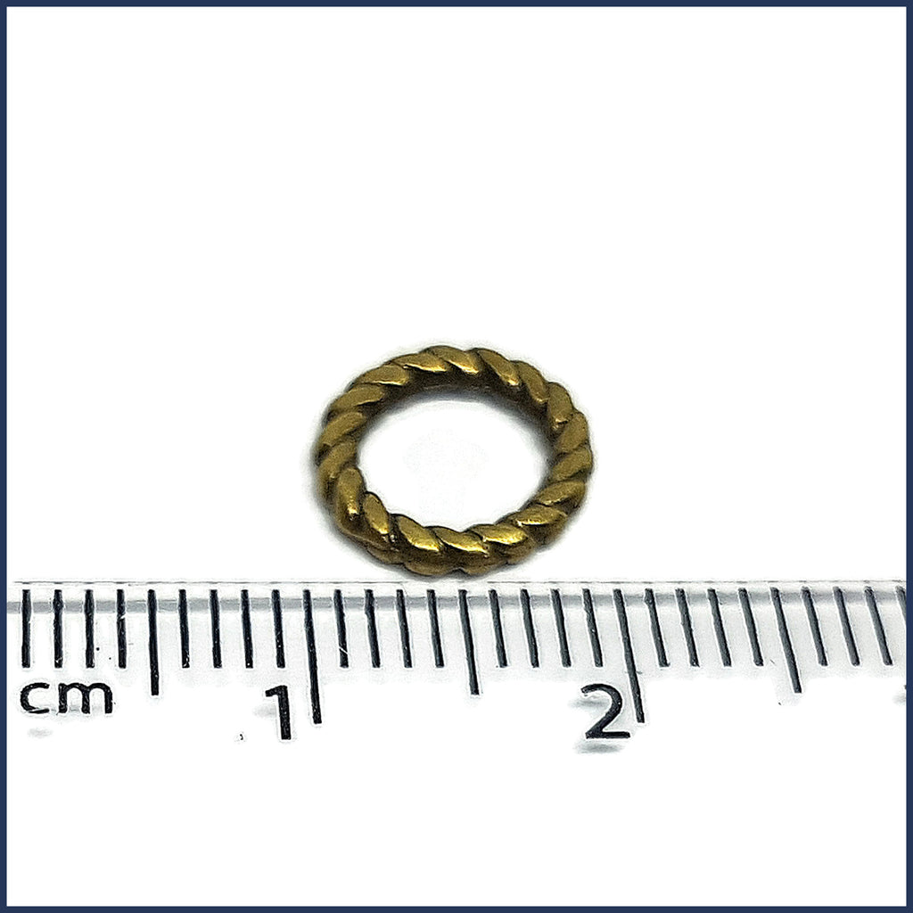 Bronze Twist Ring Markers