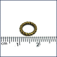 Bronze Twist Ring Markers