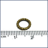 Bronze Twist Ring Markers