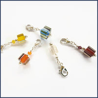 Candy Cane Glass Stitch Marker Set