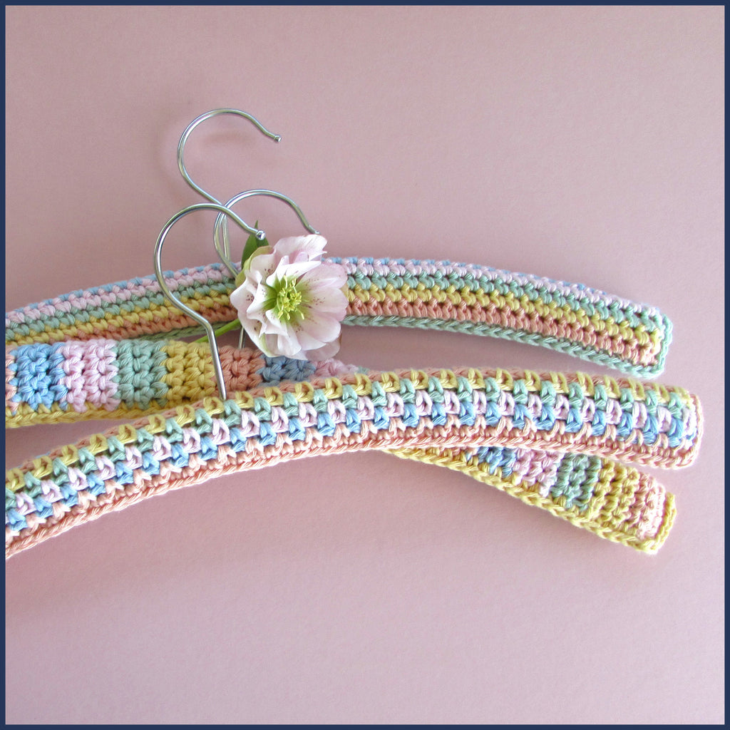 Candyfloss Crochet Clothes Hangers Pattern