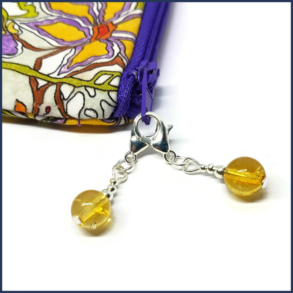 Citrine Stitch Marker Set