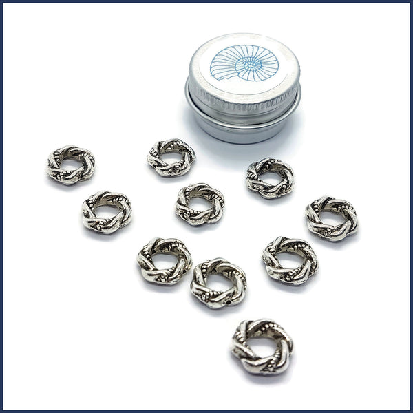 Double Twist Ring Markers
