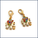 Festive Elephant Stitch Markers