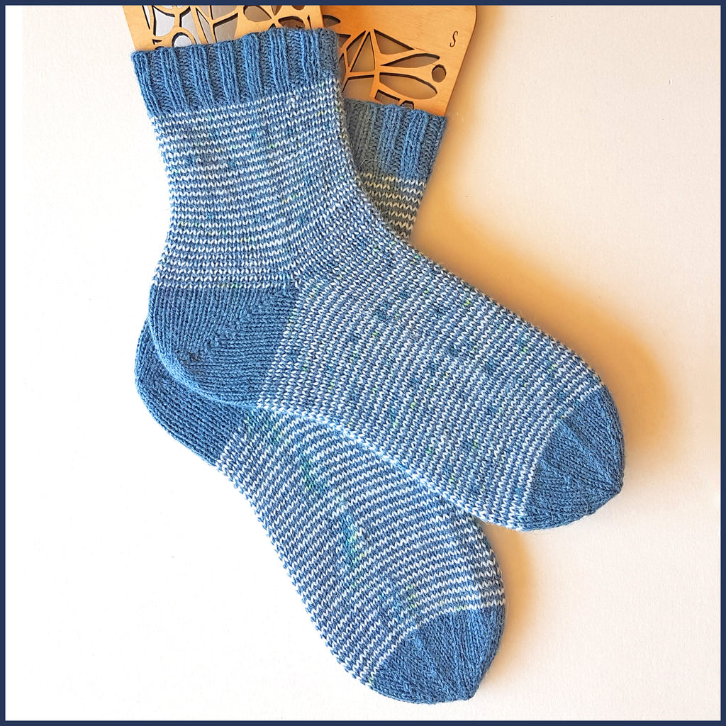 Helter Skelter Sock Knitting Pattern