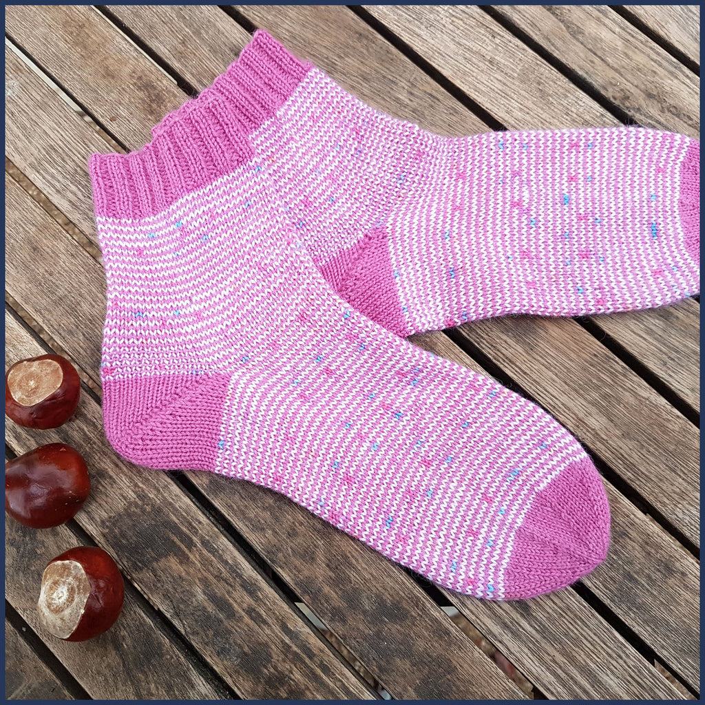 Helter Skelter Sock Knitting Pattern