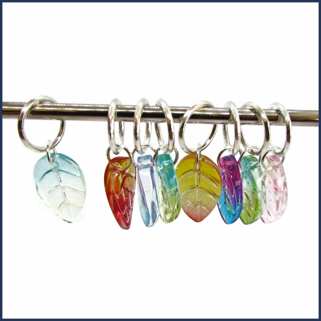 Leafy Bower Knitting Stitch Marker Set