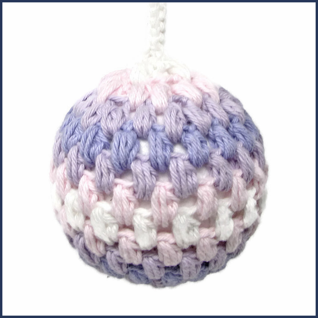 Puff Stitch Christmas Bauble - Free Crochet Pattern