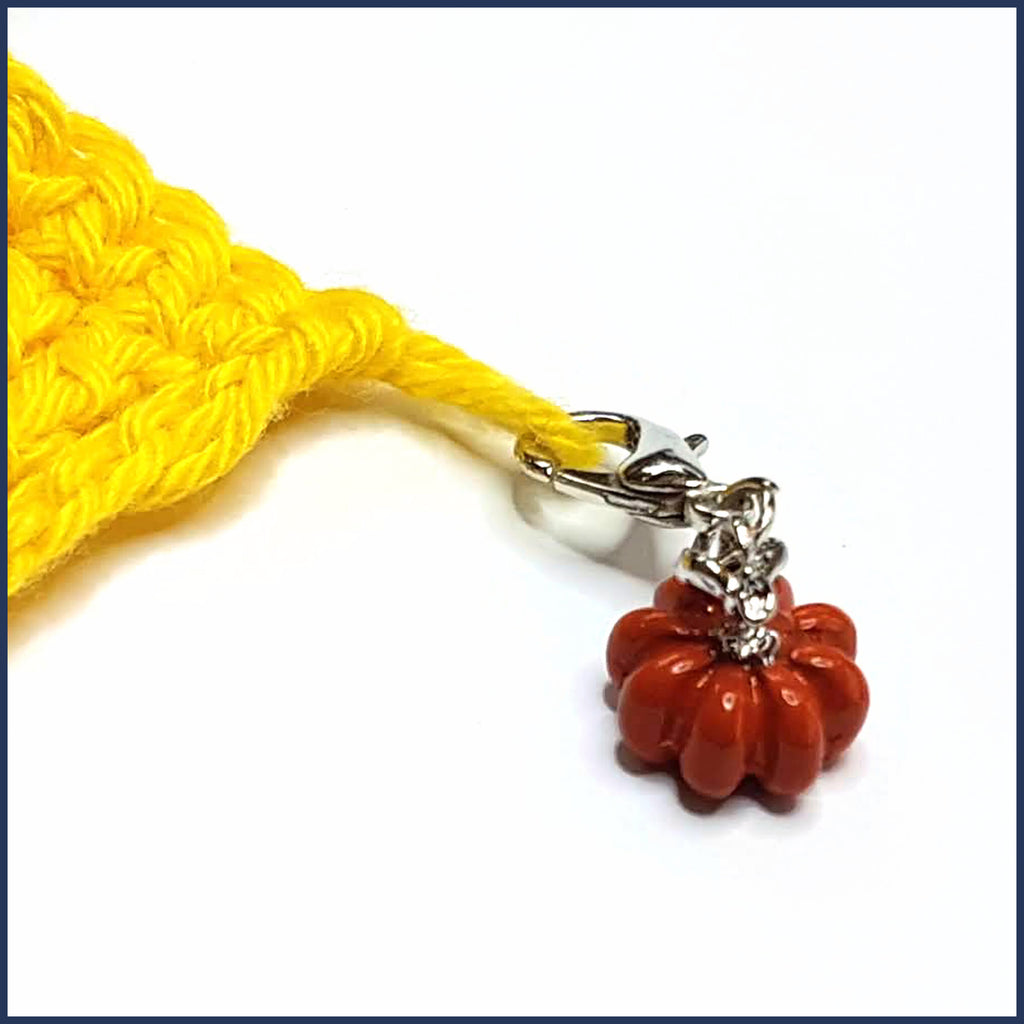 Pumpkin Patch Enamel Stitch Marker Set