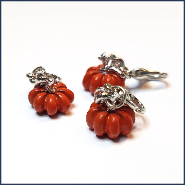 Pumpkin Patch Enamel Stitch Marker Set