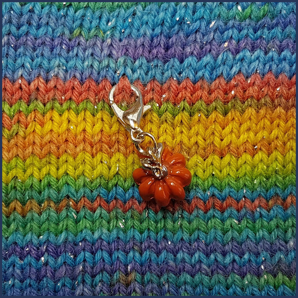 Pumpkin Patch Enamel Stitch Marker Set