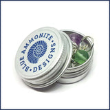 Rainbow Fluorite Knitting Marker Set