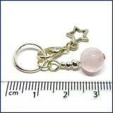 Rose Quartz Knitting Marker Set