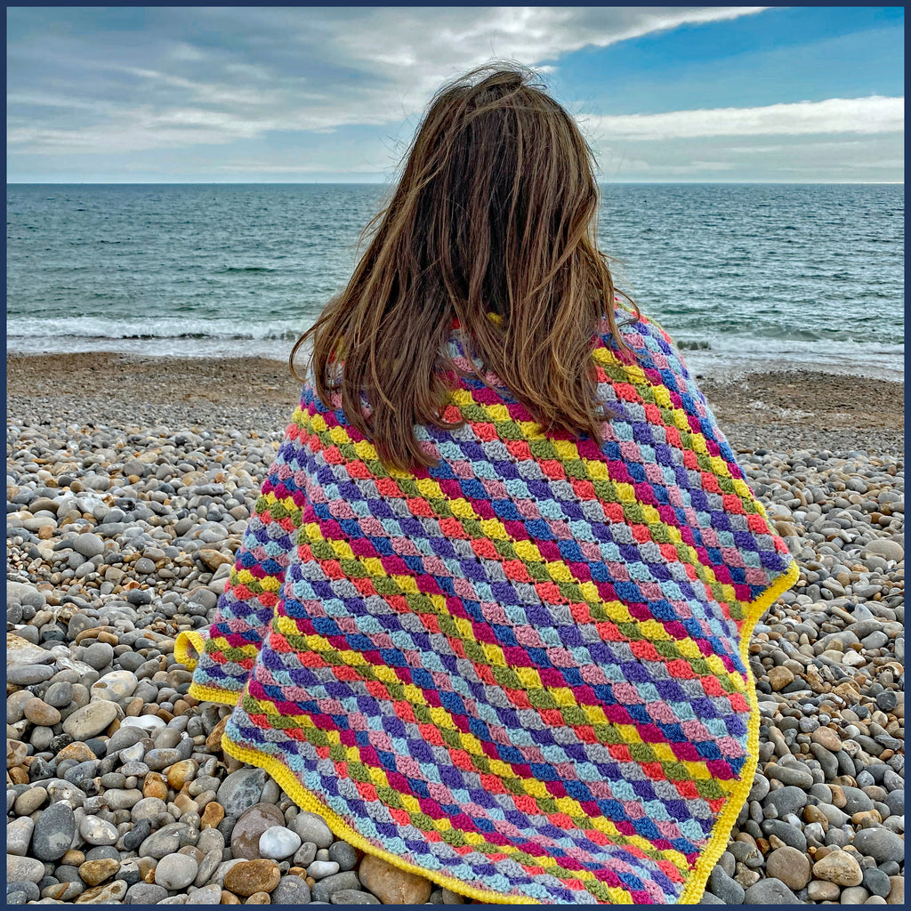 Seaside Crochet Blanket and Cushion Pattern