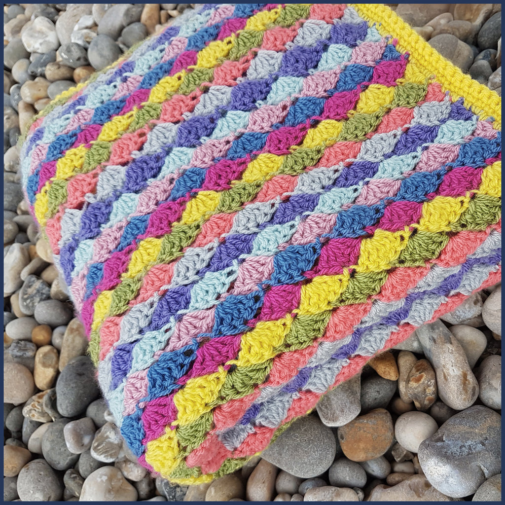 Seaside Crochet Blanket and Cushion Pattern