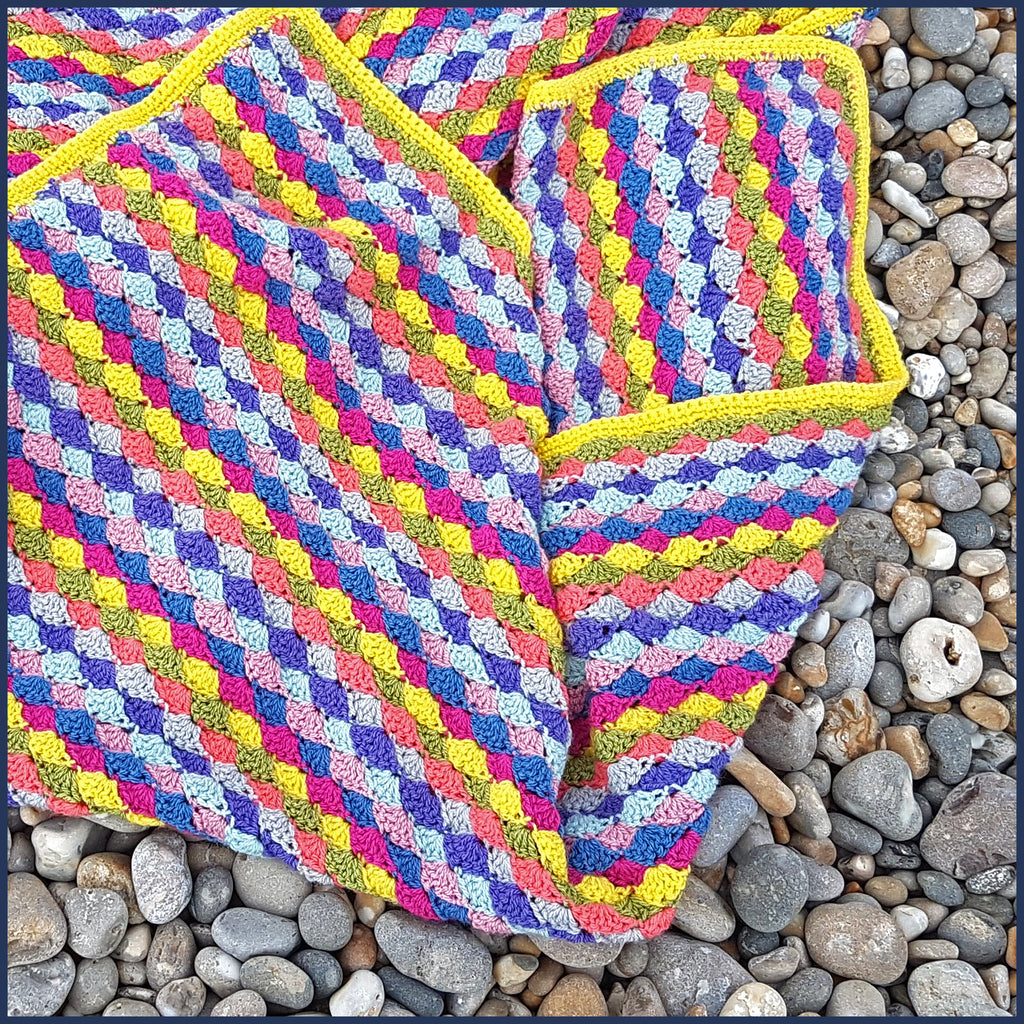 Seaside Crochet Blanket and Cushion Pattern