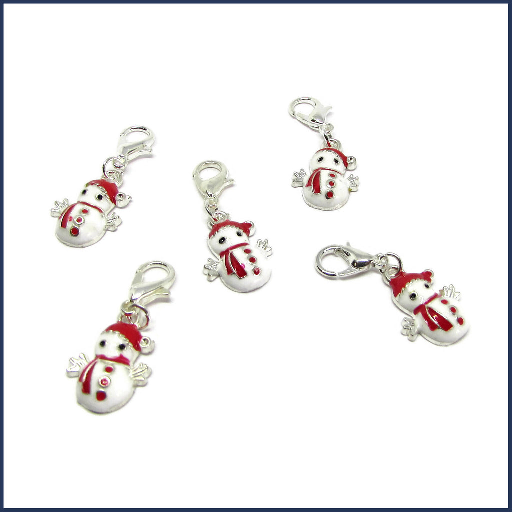 Snowmen Stitch Marker Set