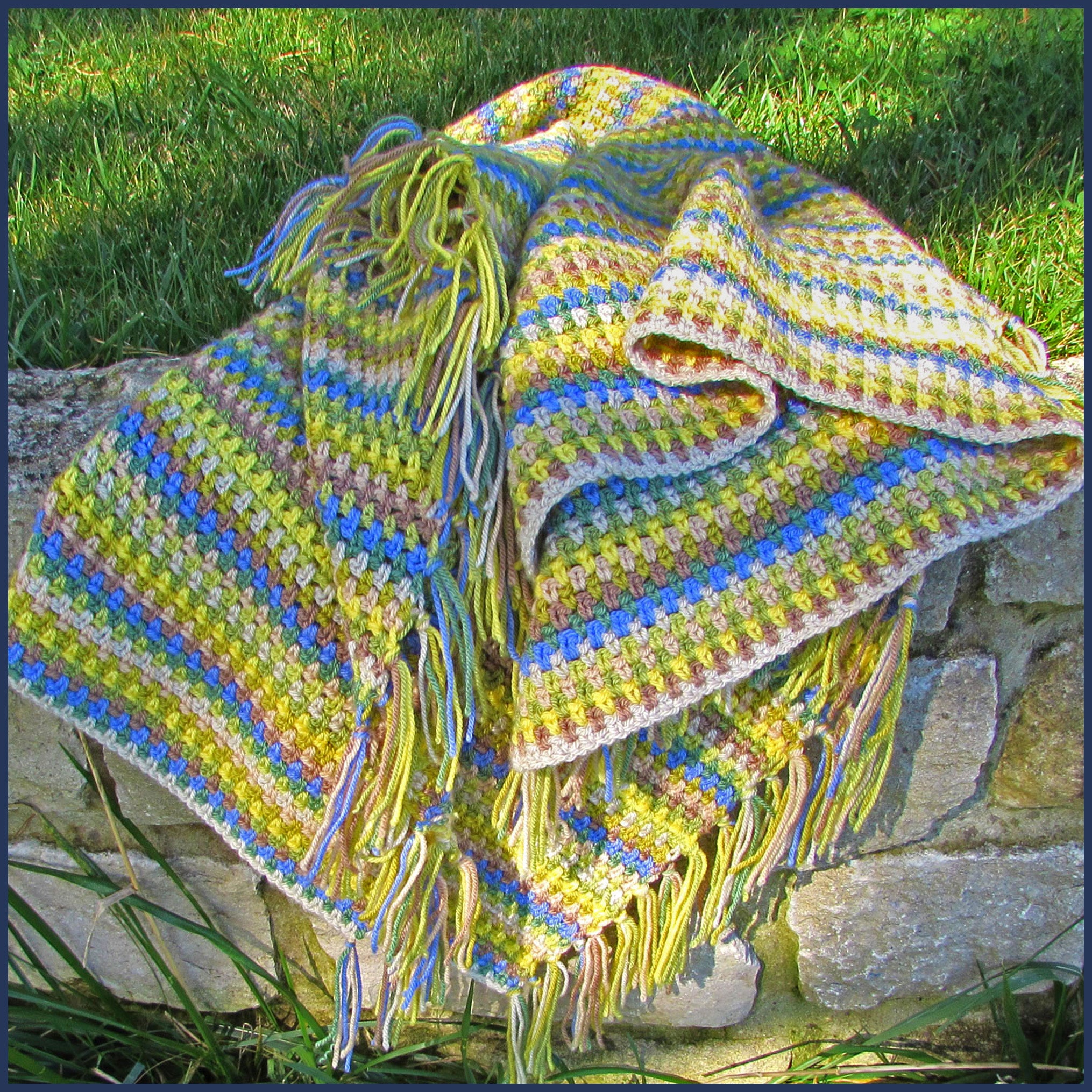 Spring Woodland Crochet Blanket Kit - the perfect beginner crochet gift –  Blue Ammonite Designs