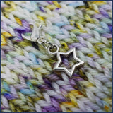 Rainbow Fluorite Knitting Marker Set