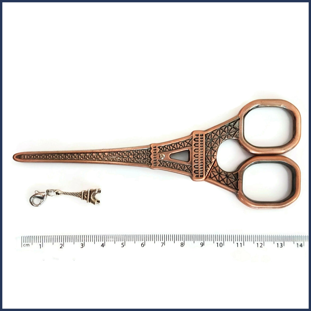 Tour Eiffel Scissor and Stitch Marker Set