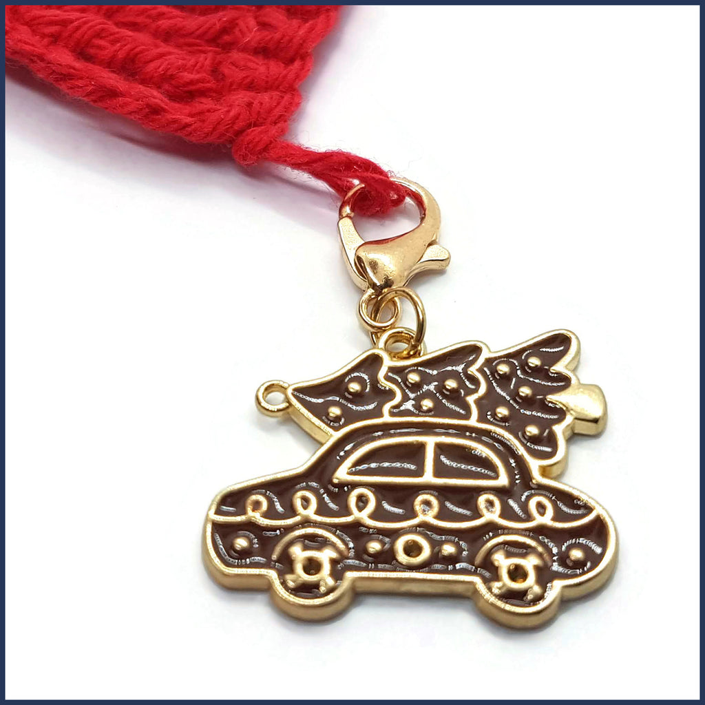 Vintage Christmas Stitch Marker Set