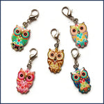Wise Owl Stitch Marker Set