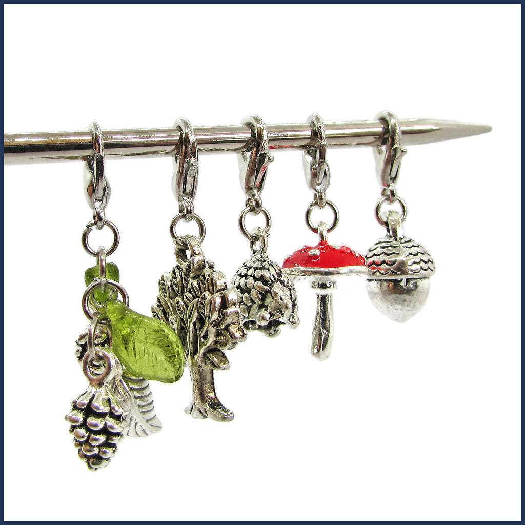 Woodland Walk Stitch Marker Set